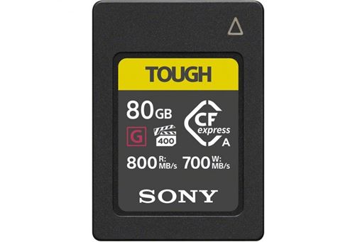 Acheter Carte mémoire CFexpress Type A série CEA-G80T 80 Go Noir État correct - 201,99 € Carte mémoire CFexpress Type A série CEA-G80T 80 Go Noir État correct - Sony reconditionné disponible sur Fnac