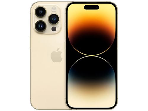 APPLE iPhone 14 Pro 6,1'' 256 Go Or - Reconditionné Avec Batterie neuve État correct - N/A reconditionné disponible sur Fnac