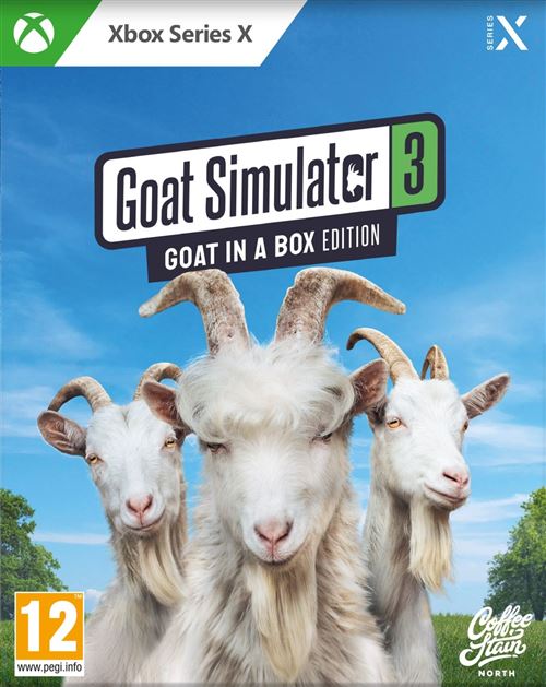 Acheter Goat Simulator 3 – Goat in a Box Edition Collector Xbox Series X État correct - 69,95 € Goat Simulator 3 – Goat in a Box Edition Collector Xbox Series X État correct - Koch Media reconditionné disponible sur Fnac