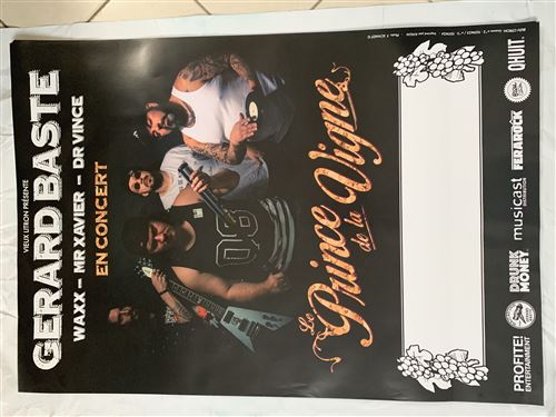 GERARD BASTE - WAXX - Mr XAVIER - Dr VINCE - 75x110cm - Affiche État correct - N/A reconditionné disponible sur Fnac