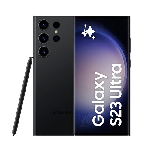 Smartphone Samsung Galaxy S23 Ultra 6.8"" Nano SIM 5G 8 Go RAM 256 Go Noir État correct - Samsung reconditionné disponible sur Fnac