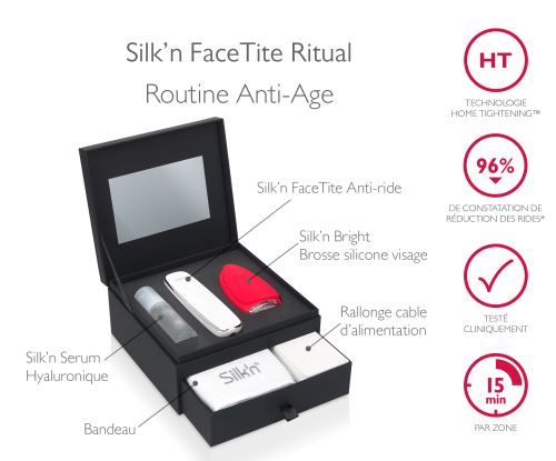 Acheter Set Routine Anti-Age SILK'N Visage et Cou État correct - 204,99 € Set Routine Anti-Age SILK'N Visage et Cou État correct - reconditionné disponible sur Fnac