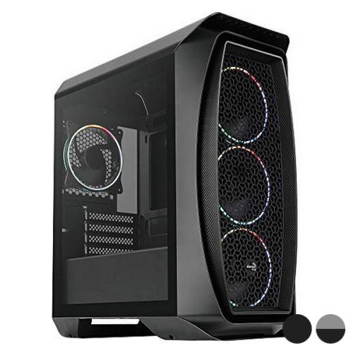 Boîtier Demi Tour Micro ATX / Mini ITX / ATX Aerocool Aero One Mini Eclipse RGB LED Ø 12 cm - Blanc État correct - AeroCool reconditionné disponible sur Fnac