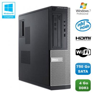 Pc dell optiplex 3010 dt intel g640 2.8ghz 4go 750go graveur wifi hdmi win 7 pro État correct - Dell reconditionné disponible sur Fnac