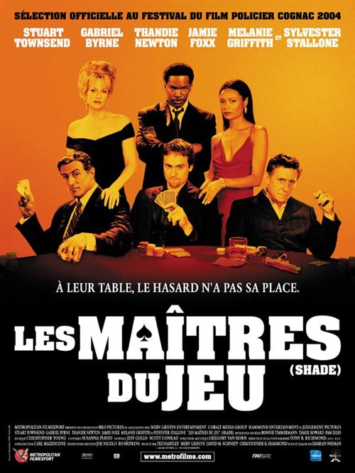 Les Maîtres du Jeu (Shade) - 2004 - Sylvester Stallone, Jamie Foxx - 40x56cm - Affiche de cinéma originale pliée État correct - N/A reconditionné disponible sur Fnac