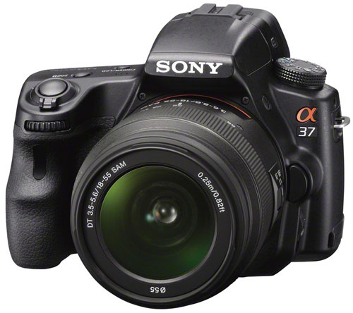 Sony Alpha SLT-A37 + Obj. Sony DT SAM 18 - 55 mm f/3.5 - 5.6 État correct - Sony reconditionné disponible sur Fnac