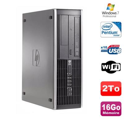Pc hp compaq 8300 elite sff pentium g870 3.10ghz graveur 16go ddr3 2to win 7 pro État correct - Hewlett-Packard reconditionné disponible sur Fnac