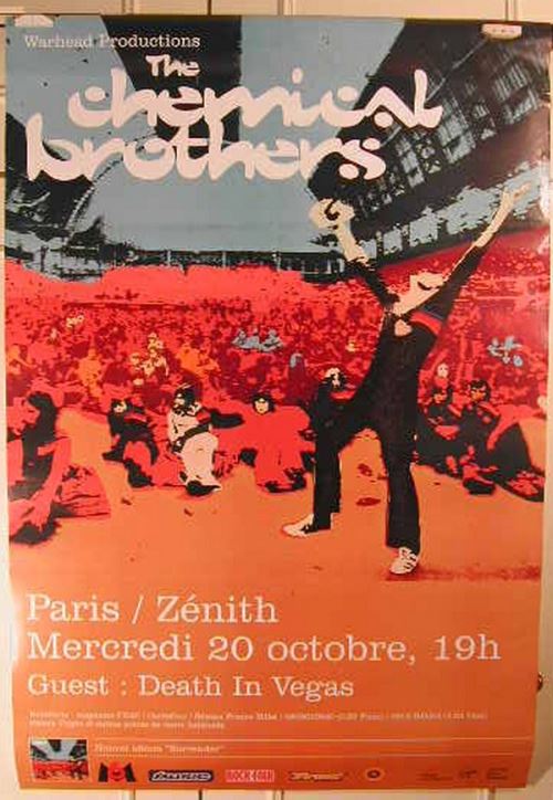 Chemical Brothers - 80x120 cm - AFFICHE / POSTER État correct - N/A reconditionné disponible sur Fnac