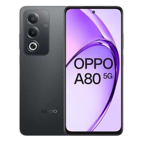 OPPO A80 5G 8/256GB STARRY BLACK État correct - Oppo reconditionné disponible sur Fnac