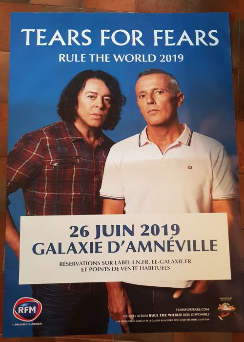 Acheter Tears For Fears - Rule the World 2019 - AFFICHE État correct - 17,99 € Tears For Fears - Rule the World 2019 - AFFICHE État correct - N/A reconditionné disponible sur Fnac