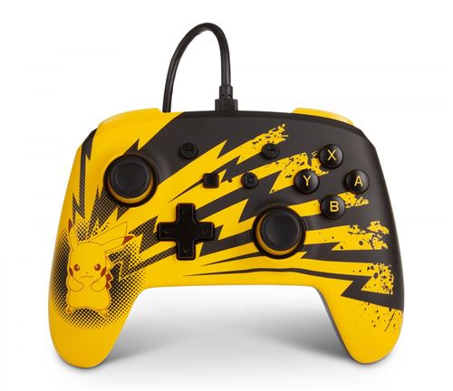 Manette filaire PowerA pour Nintendo Switch Eclairs Pikachu État correct - Nintendo reconditionné disponible sur Fnac