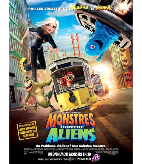 Monstres Contre Aliens AFFICHE CINEMA ORIGINALE État correct - N/A reconditionné disponible sur Fnac