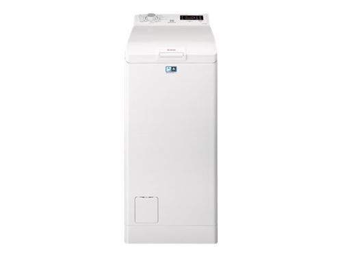 Electrolux EWT1368HZ1 - Machine à laver - largeur : 40 cm - profondeur : 60 cm - hauteur : 89 cm - chargement par le dessus - 42 litres - 6 kg - 1300 tours/min État correct - Electrolux reconditionné disponible sur Fnac