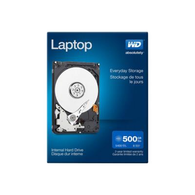 WD Laptop Mainstream WDBMYH5000ANC - disque dur - 500 Go - SATA 3Gb/s État correct - Western Digital reconditionné disponible sur Fnac