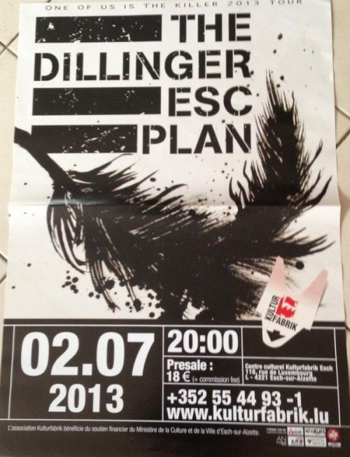 The Dillinger Escape Plan - 60x80 cm - AFFICHE / POSTER État correct - N/A reconditionné disponible sur Fnac