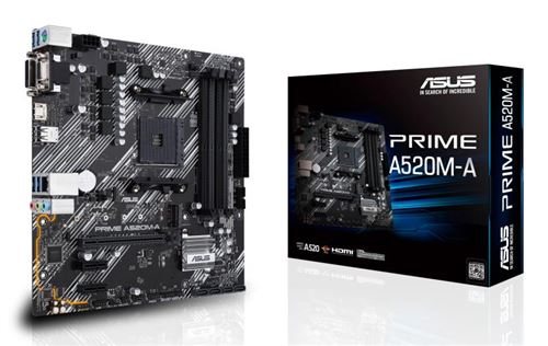 Acheter Carte mère ASUS PRIME A520M-A II/CSM micro ATX Socket AM4 Chipset AMD A520 État correct - 59,99 € Carte mère ASUS PRIME A520M-A II/CSM micro ATX Socket AM4 Chipset AMD A520 État correct - Asus reconditionné disponible sur Fnac