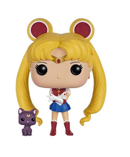 Figurine Funko Pop Sailor Moon Sailor Moon et Luna 10 cm État correct - Funko reconditionné disponible sur Fnac