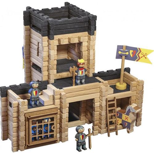 Jeu de construction - 8028 - Château fort - Catapulte - 270 pieces en bois État correct - N/A reconditionné disponible sur Fnac