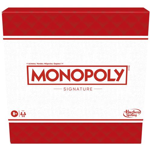 Jeu classique Hasbro Monopoly Signature État correct - Hasbro Gaming reconditionné disponible sur Fnac