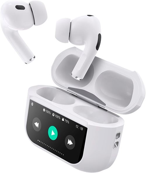 Ecouteurs intra-auriculaires sans fil Force Play TWS Play Touch True Wireless avec réduction active du bruit Blanc - État correct N/A sur Fnac