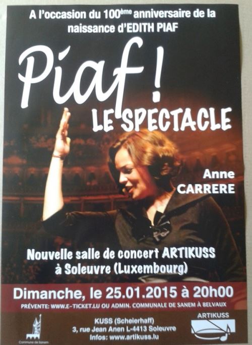 Piaf - Le Spéctacle - 59x42 cm - AFFICHE / POSTER État correct - N/A reconditionné disponible sur Fnac