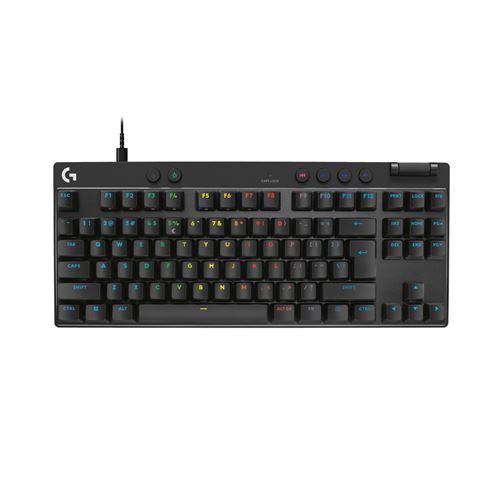Clavier gaming Qwerty filaire Logitech PRO X TKL Rapid Noir État correct - Logitech reconditionné disponible sur Fnac