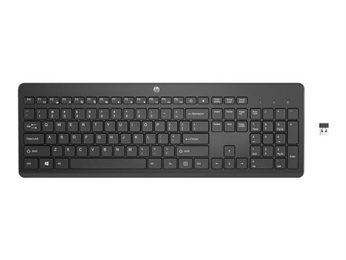 Clavier sans fil Azerty HP 230 Noir État correct - Hewlett-Packard reconditionné disponible sur Fnac