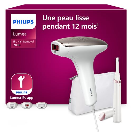 Epilateur à lumière pulsée Philips Lumea série 7000 BRI923/00 Blanc - État correct Philips sur Fnac