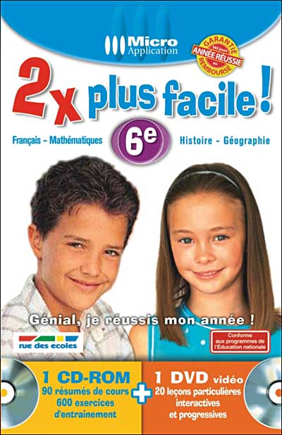 Acheter 2 Fois plus facile 6E État correct - 16,00 € 2 Fois plus facile 6E État correct - Avanquest reconditionné disponible sur Fnac