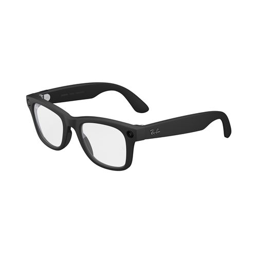 Lunettes connectées IA Meta Ray-Ban Wayfarer (Gen 2) Noir mat État correct - Meta reconditionné disponible sur Fnac