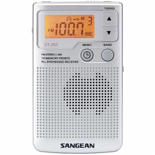 Sangean-DT-250 - Radio portable - argent État correct - Sangean Electronics reconditionné disponible sur Fnac