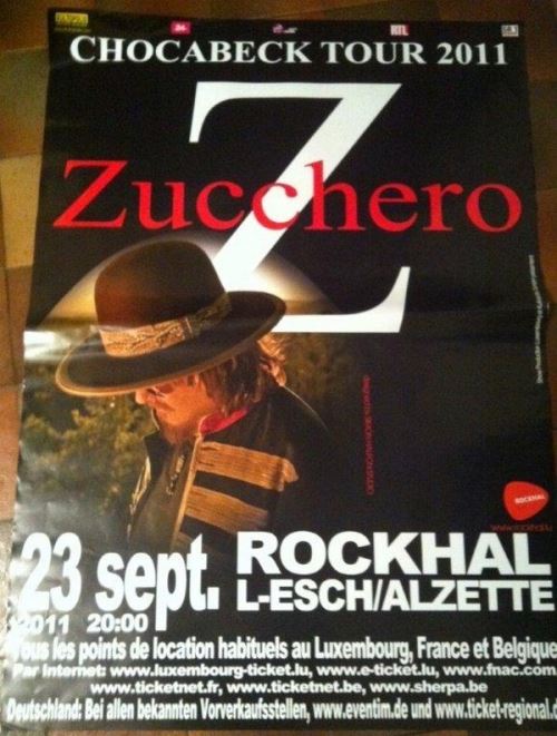 Zucchero - 80x120 cm - AFFICHE / POSTER État correct - N/A reconditionné disponible sur Fnac