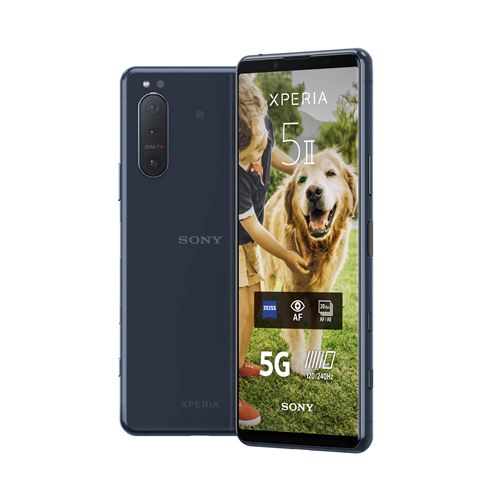 Smartphone Sony Xperia 5 II 6.1"" Double SIM 128 Go Bleu État correct - Sony reconditionné disponible sur Fnac