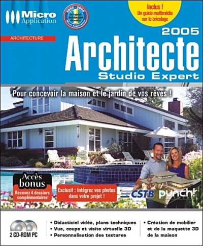 Acheter Architecte Studio Expert 2005 État correct - 50,00 € Architecte Studio Expert 2005 État correct - Avanquest reconditionné disponible sur Fnac