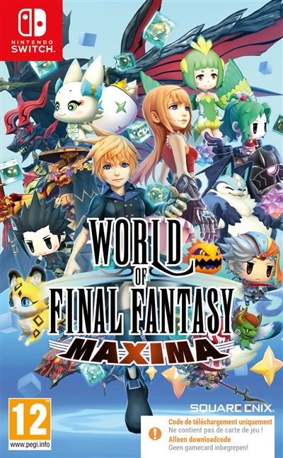 Acheter World of Final Fantasy Maxima Code in a box Nintendo Switch État correct - 39,99 € World of Final Fantasy Maxima Code in a box Nintendo Switch État correct - Bandai Namco reconditionné disponible sur Fnac