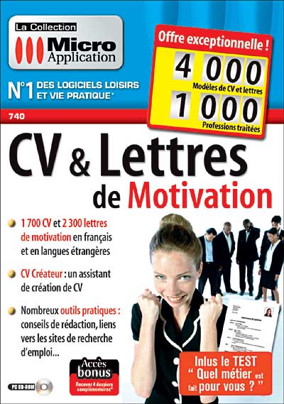 Acheter CV & Lettres de Motivation État correct - 16,00 € CV & Lettres de Motivation État correct - Avanquest reconditionné disponible sur Fnac