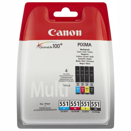 Acheter Pack de 4 cartouches d'encre Canon Pixma CLi-551 ChromaLife 100+ État correct - 63,87 € Pack de 4 cartouches d'encre Canon Pixma CLi-551 ChromaLife 100+ État correct - Canon reconditionné disponible sur Fnac