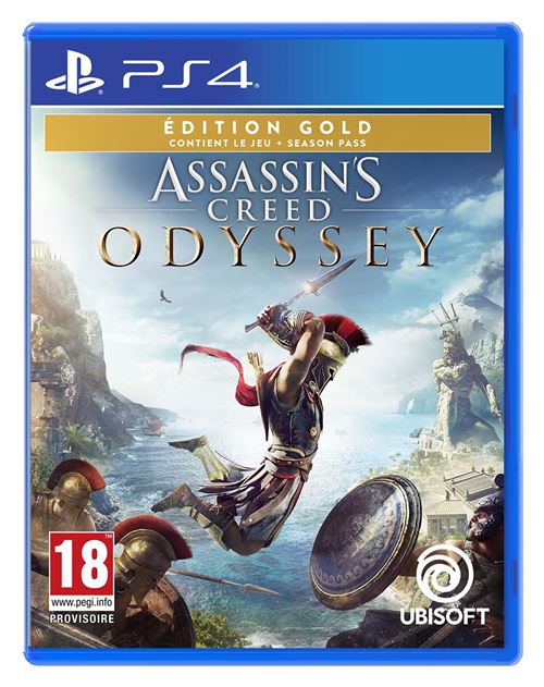 Assassin's Creed Odyssey Edition Gold PS4 État correct - Ubisoft reconditionné disponible sur Fnac