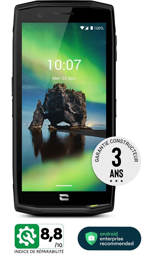 Smartphone Crosscall Action-X5 5.45"" Double SIM 64 Go Noir État correct - Crosscall reconditionné disponible sur Fnac