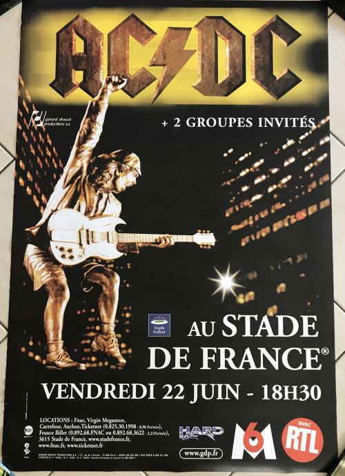 Acheter AC/DC - 80x120 cm - AFFICHE / POSTER État correct - 103,99 € AC/DC - 80x120 cm - AFFICHE / POSTER État correct - N/A reconditionné disponible sur Fnac