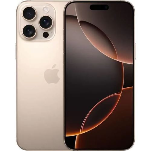 Apple iPhone 16 Pro Max 256Go Or Reconditionné avec Batterie neuve État correct - N/A reconditionné disponible sur Fnac
