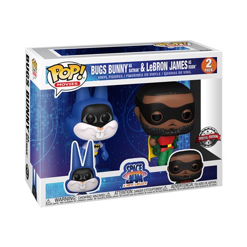Acheter Pack de 2 Figurines Funko Pop Movies Space Jam A New Legacy Bugs and Lebron As Batman and Robin État correct - 33,13 € Pack de 2 Figurines Funko Pop Movies Space Jam A New Legacy Bugs and Lebron As Batman and Robin État correct - Funko reconditionné disponible sur Fnac