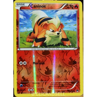 Acheter carte Pokémon 10/122 Caninos 70 PV - REVERSE XY - Rupture Turbo NEUF FR État correct - 16,00 € carte Pokémon 10/122 Caninos 70 PV - REVERSE XY - Rupture Turbo NEUF FR État correct - Pokémon reconditionné disponible sur Fnac