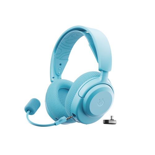 Micro casque gaming sans fil SteelSeries Arctis Nova 3PW Bluetooth Bleu cyan État correct - SteelSeries reconditionné disponible sur Fnac