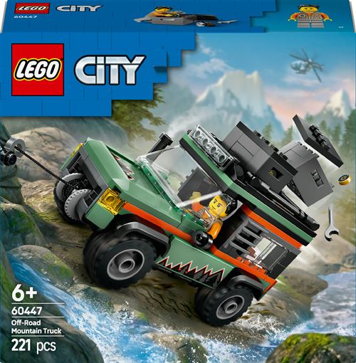 LEGO® City 60447 Le camion 4x4 tout-terrain État correct - Lego City reconditionné disponible sur Fnac