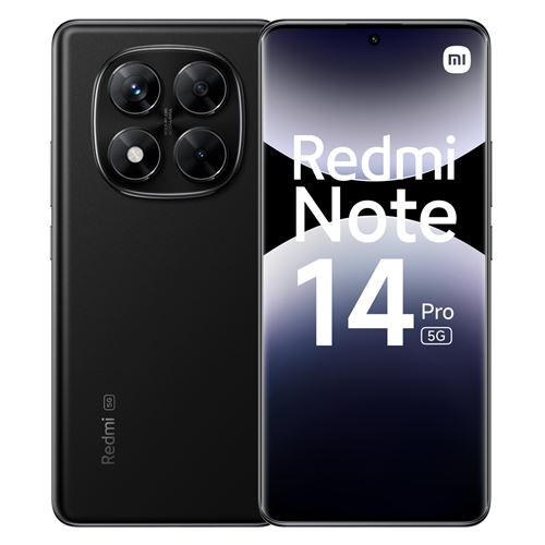Acheter Smartphone Xiaomi Redmi Note 14 Pro 6,67"" 5G Double Nano SIM 256 Go Noir minuit État correct - 256,00 € Smartphone Xiaomi Redmi Note 14 Pro 6,67"" 5G Double Nano SIM 256 Go Noir minuit État correct - Xiaomi reconditionné disponible sur Fnac