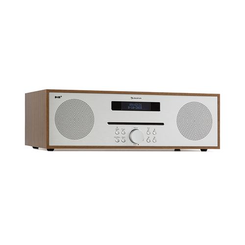 auna Silver Star CD-DAB Radio DAB DAB+ Lecteur CD Bluetooth USB AUX - marron État correct - N/A reconditionné disponible sur Fnac