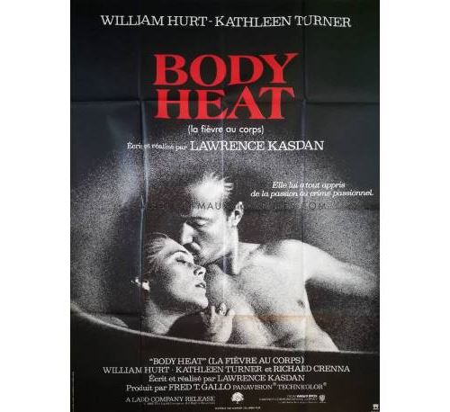 Body Heat - 1981 - William Hurt - 40x60cm - Affiche de cinéma originale pliée État correct - N/A reconditionné disponible sur Fnac