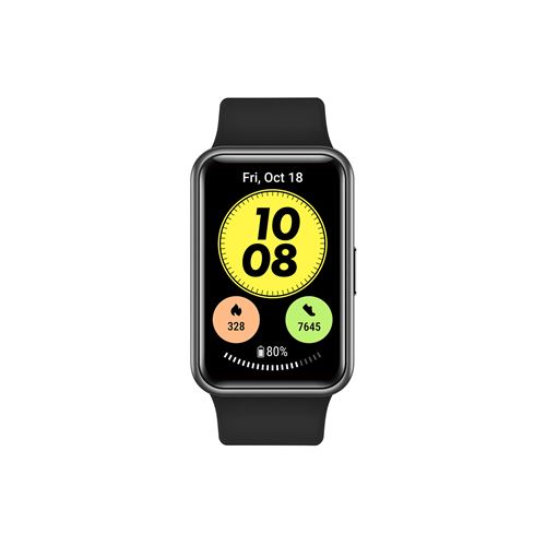 Montre connectée Huawei Watch Fit New Noir État correct - Huawei reconditionné disponible sur Fnac