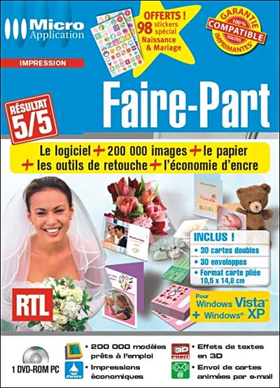 Faire-Part État correct - Avanquest reconditionné disponible sur Fnac